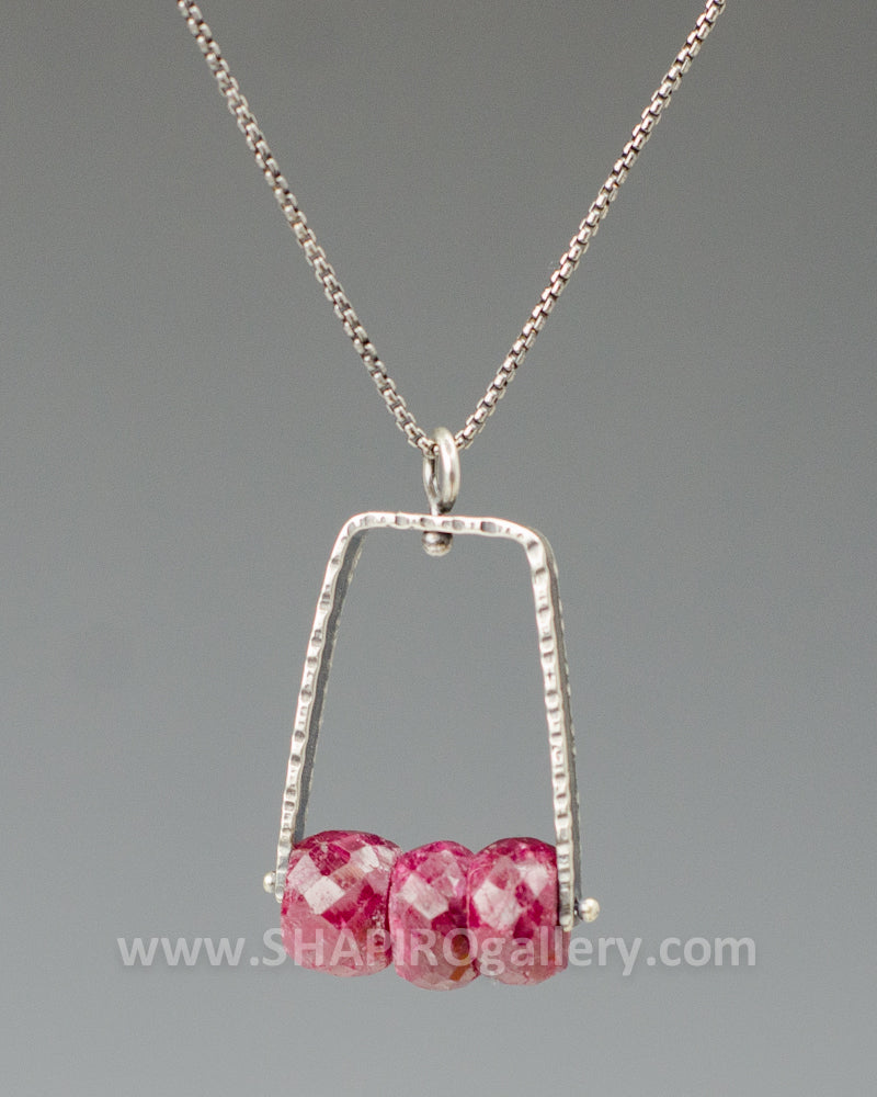 Ruby Drop Necklace