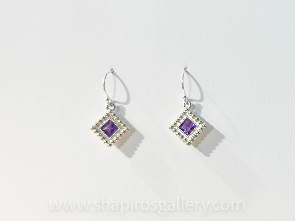 Amethyst Princess Earrings