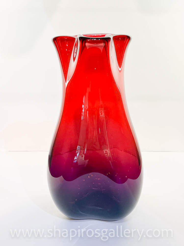 Small Rumple Vase - Red