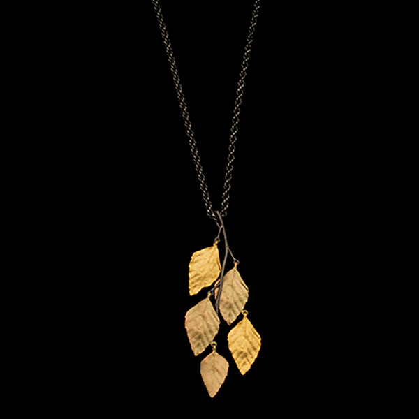 Autumn Birch 30" Long Necklace