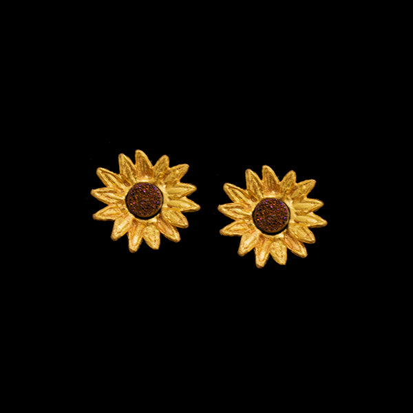 Sunflower Post Earrings