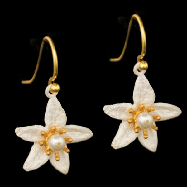 Orange Blossom Wire Earrings