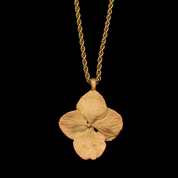 Hydrangea Pendant Necklace