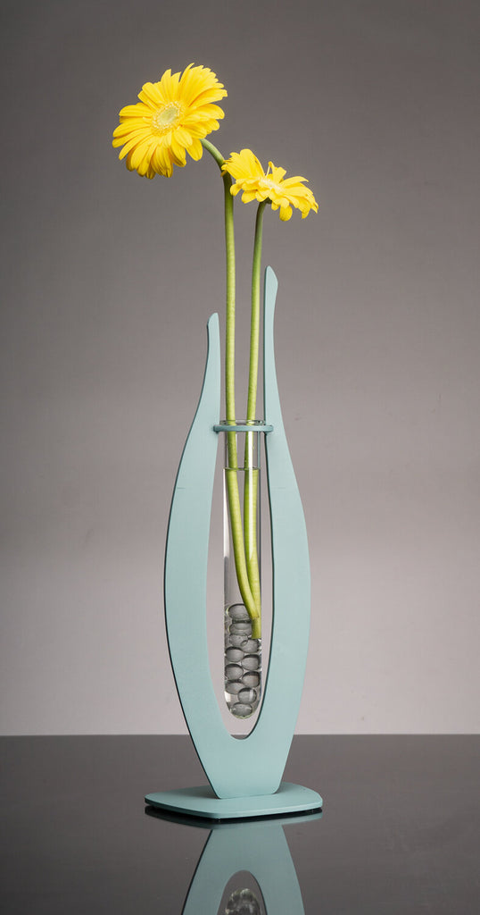 Aqua Raindrop Vase