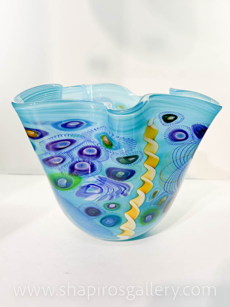 Small Fluted Bowl - Seascape
