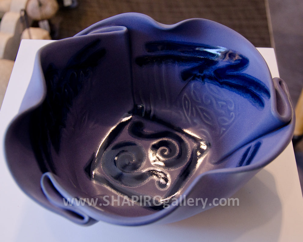 Funky Serving Bowl - Purple