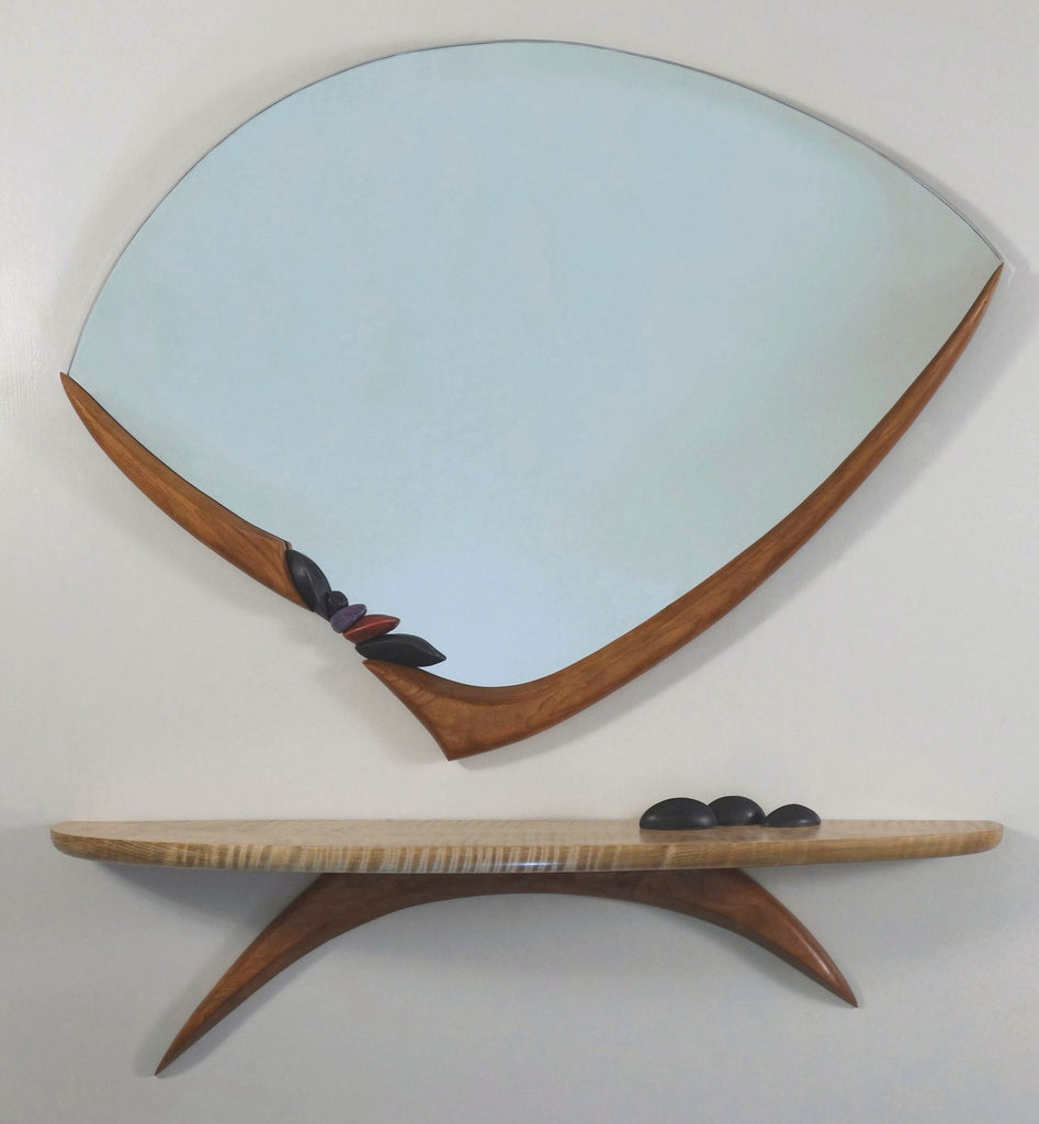 Deep Water Mirror and Stoney Creek Shelf (sold separately)