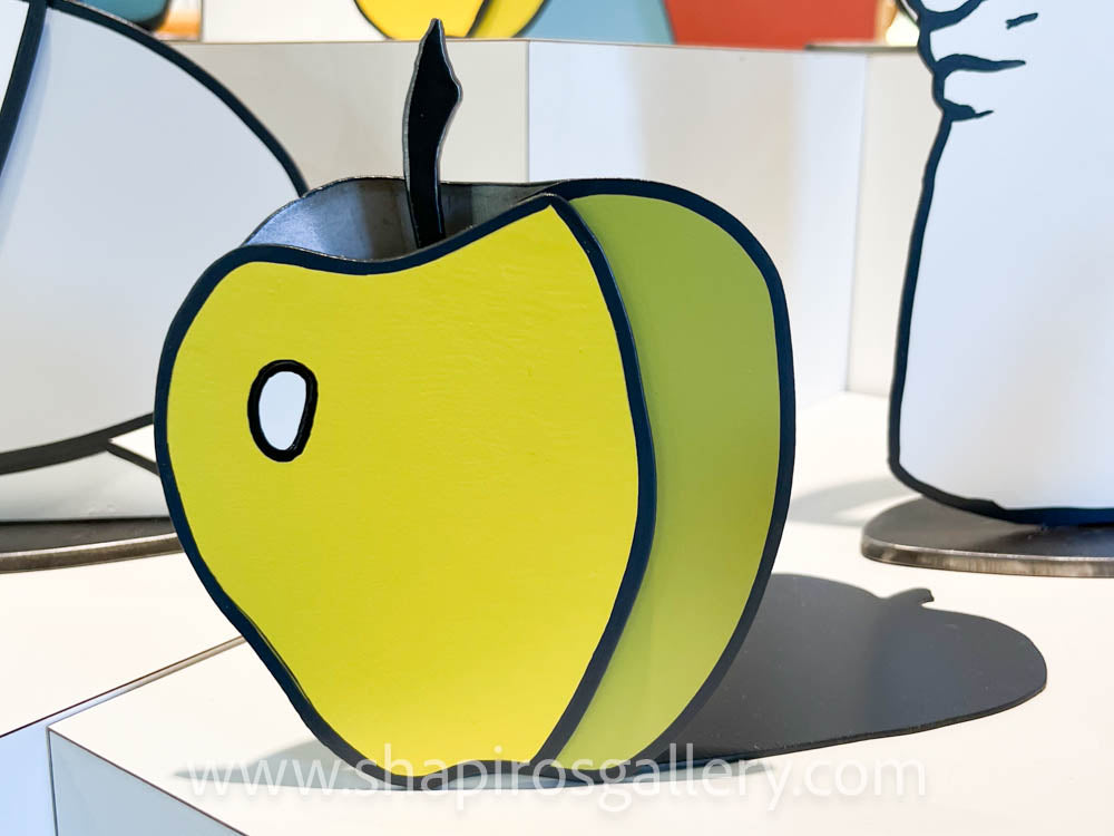 Metal Apple Sculpture