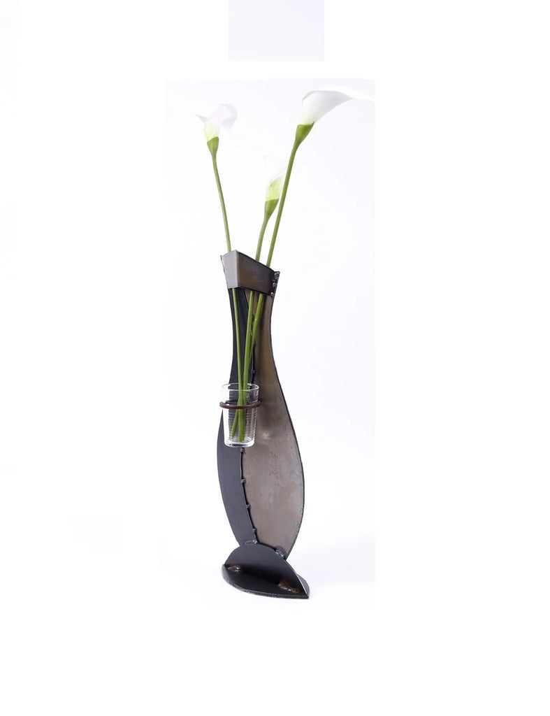 Metal Flower Vase