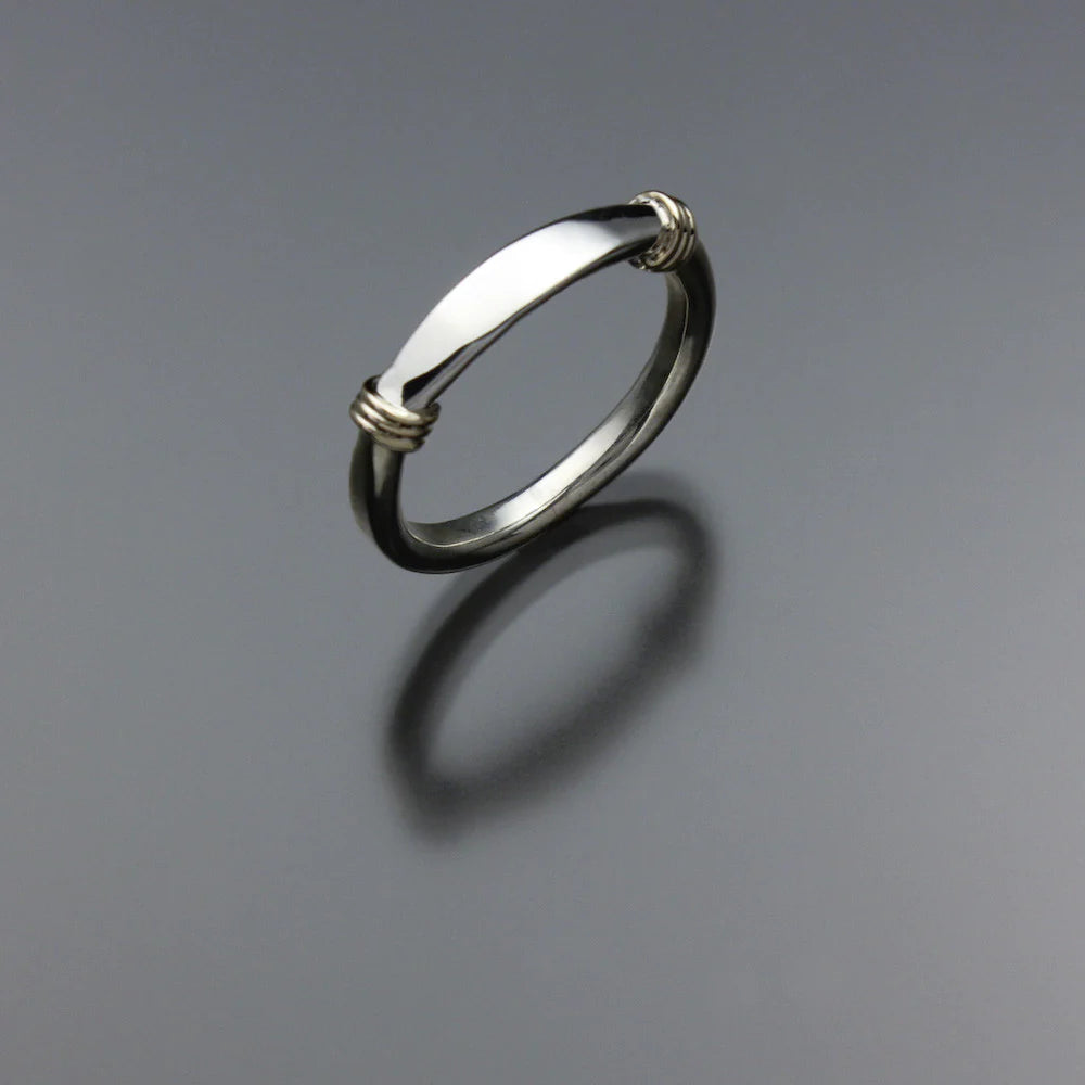 Three Wrap Silver Ring