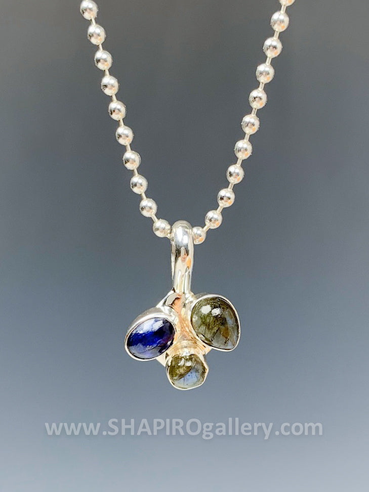 Labradorite and Kyanite Necklace