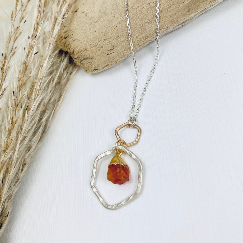 Carnelian Honey Necklace