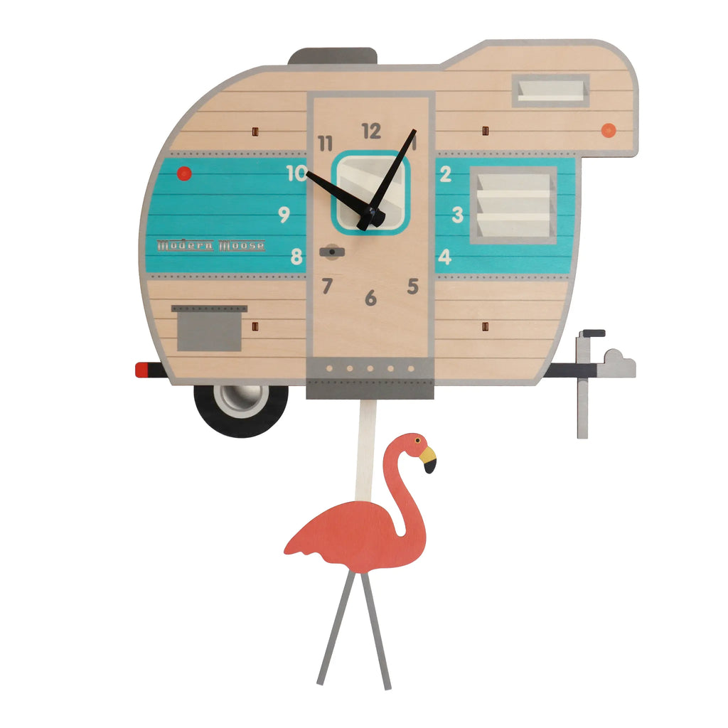 Camper Pendulum Wall Clock