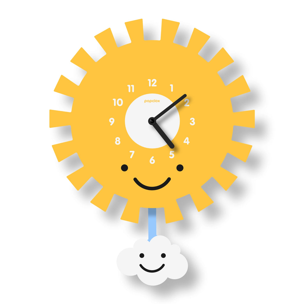 Sun Pendulum Wall Clock