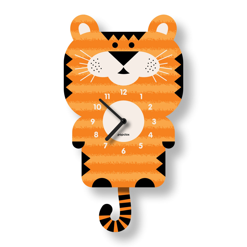 Tiger Pendulum Wall Clock