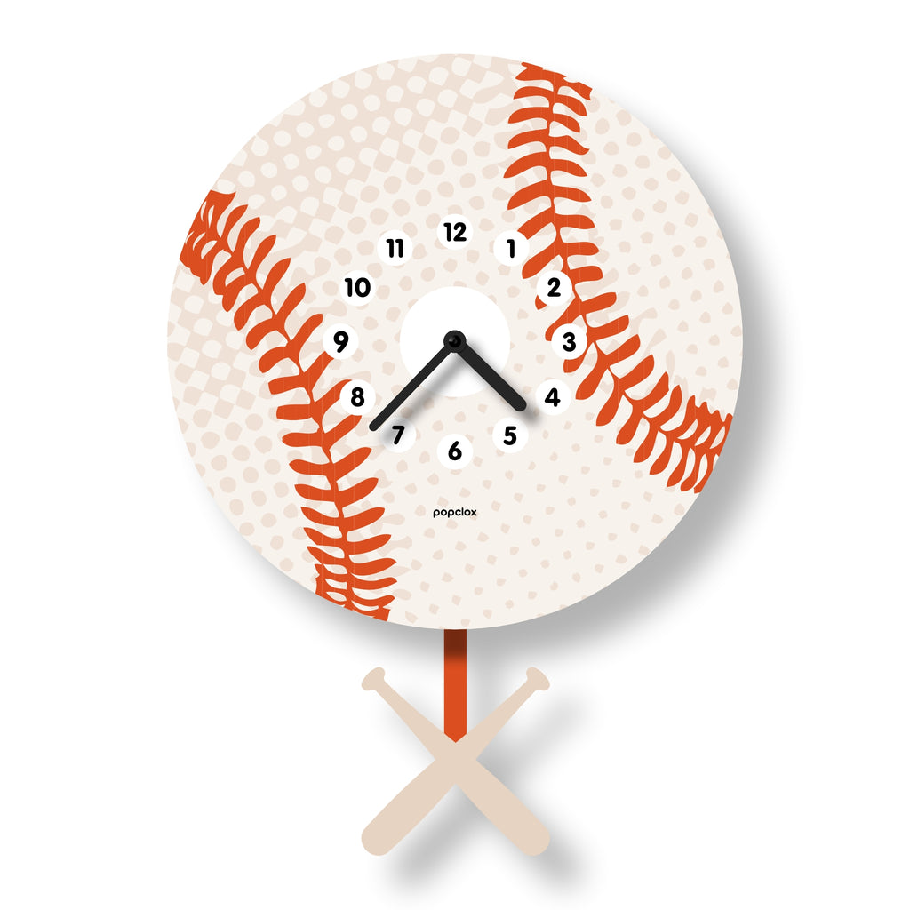 Baseball Pendulum Wall Clock