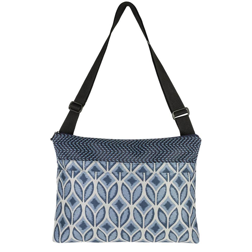 Poet Bag in Woven Tulip Blue