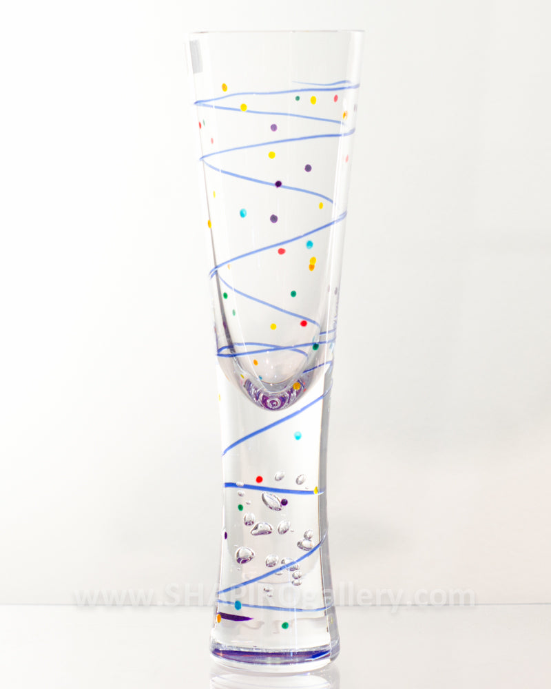 Handpainted Champagne Flute (multiple colors available)