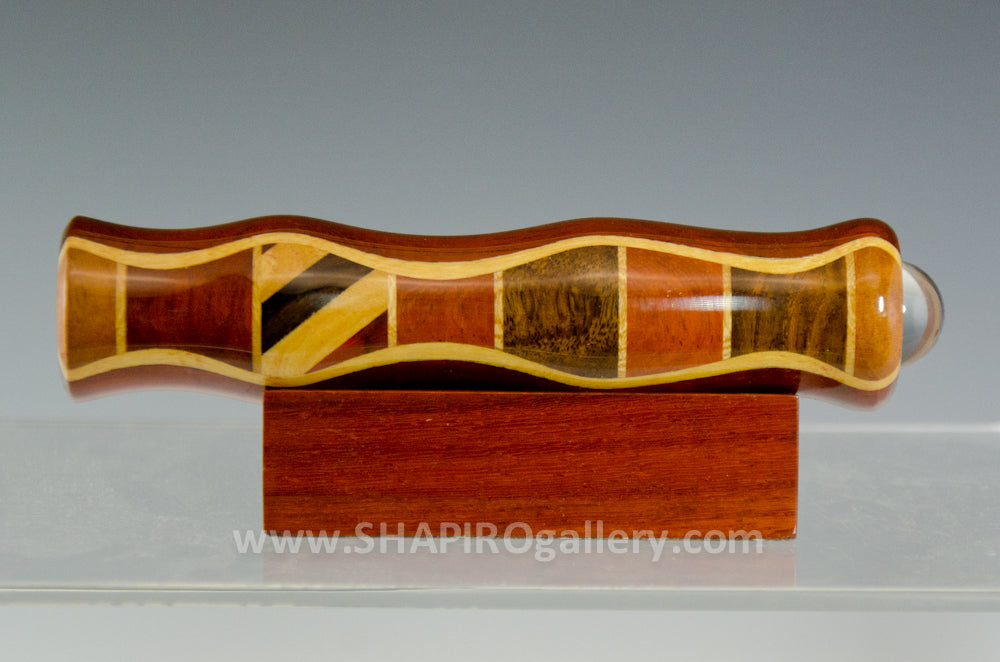 5.5'' Teleidoscope Padauk Marquetry