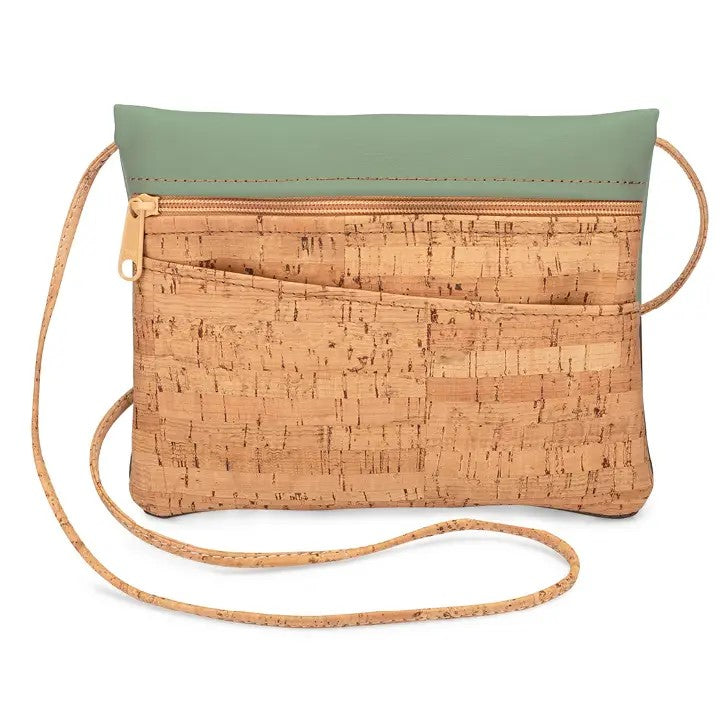 Crossbody Hip Bag Sea Green Back