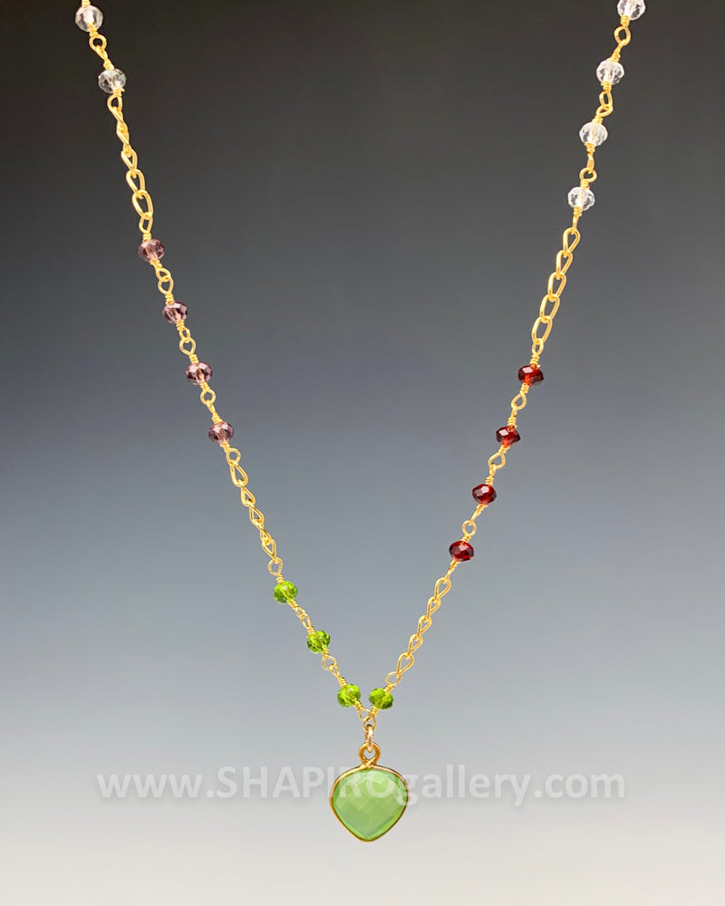 Green Quartz Necklace