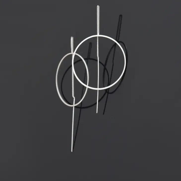 Balance Ear Drapes - Silver