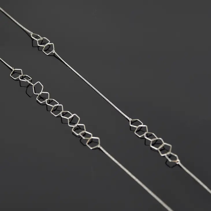 Allegra Versatile Necklace - Silver