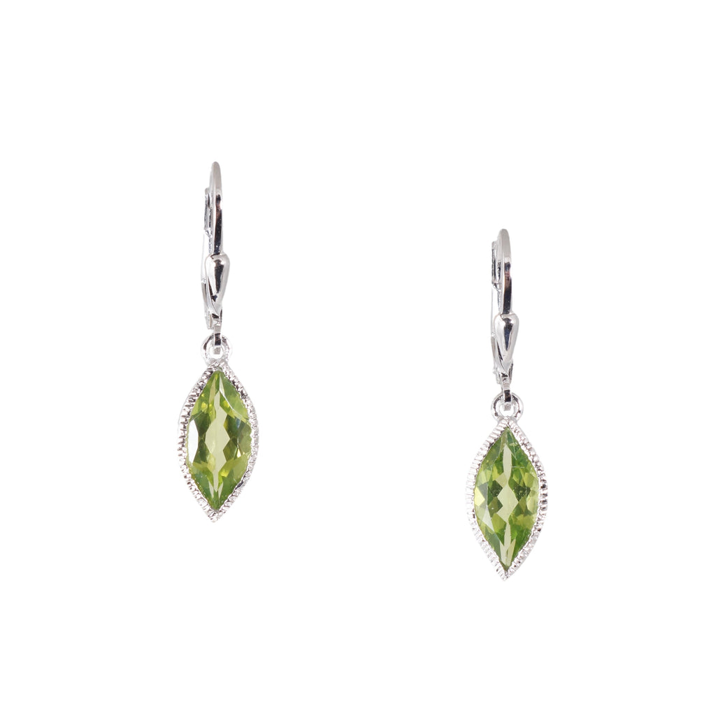 Marquise Peridot Earrings
