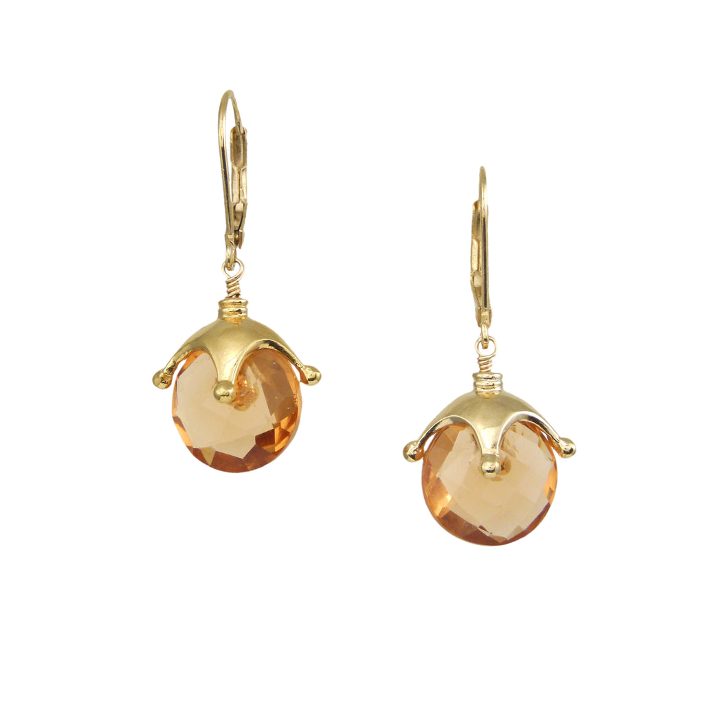 Mandarin Jester Cap Earrings