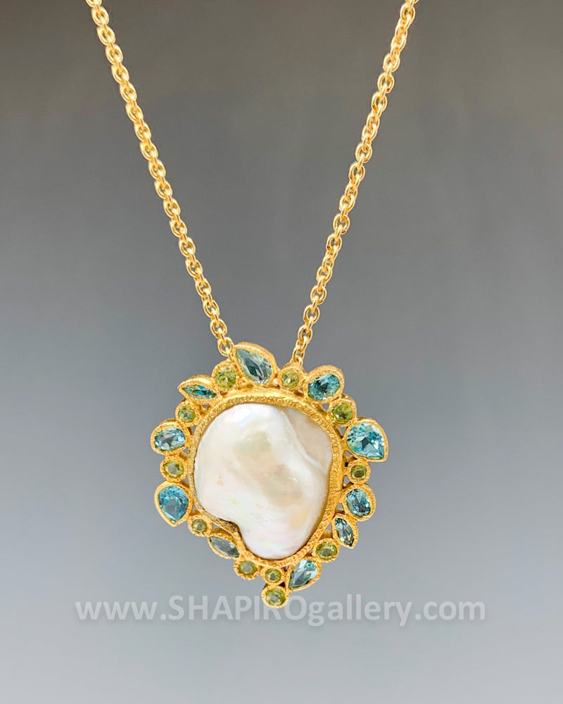 One of a Kind Baroque Pearl Necklace