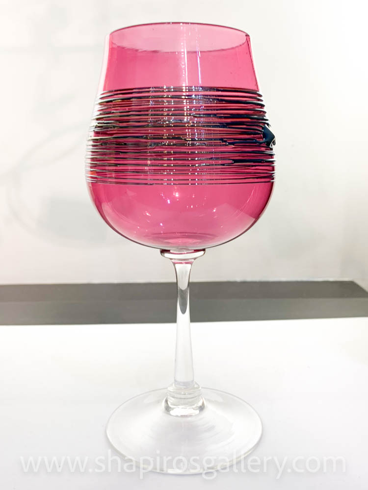 Silverspun Ruby Wine Glass