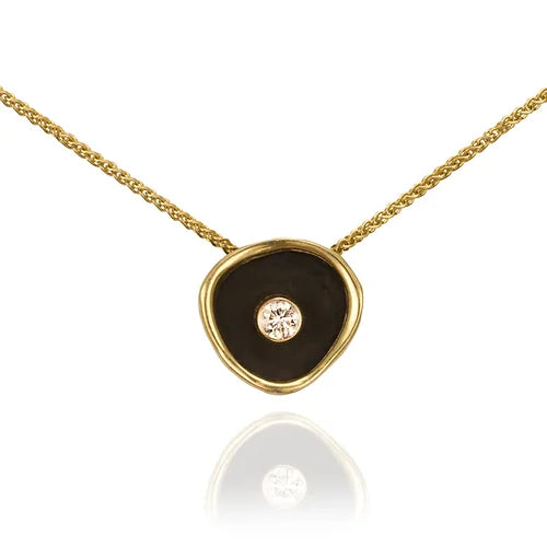 Confluence Single Large Cup Diamond Pendant