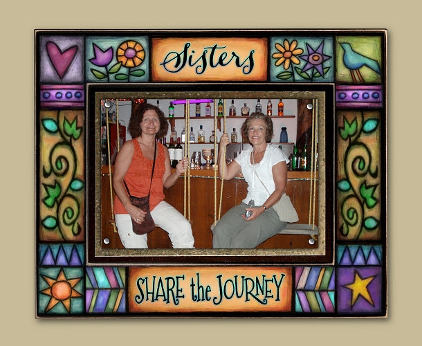 Sisters Share the Journey Photo Frame