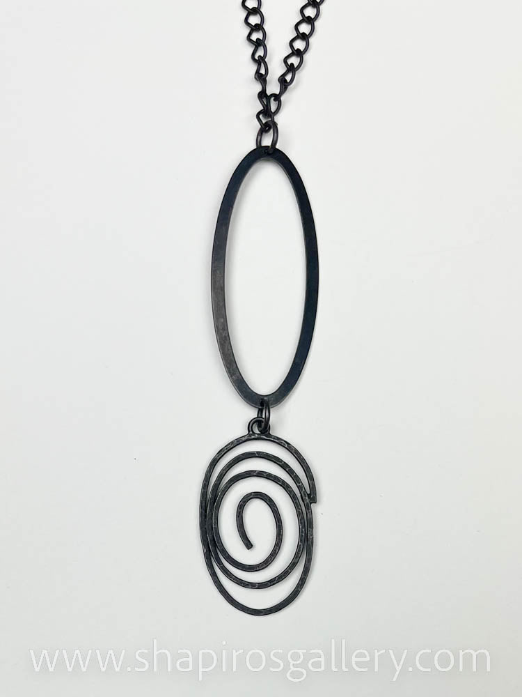 Oval Pendant Necklace