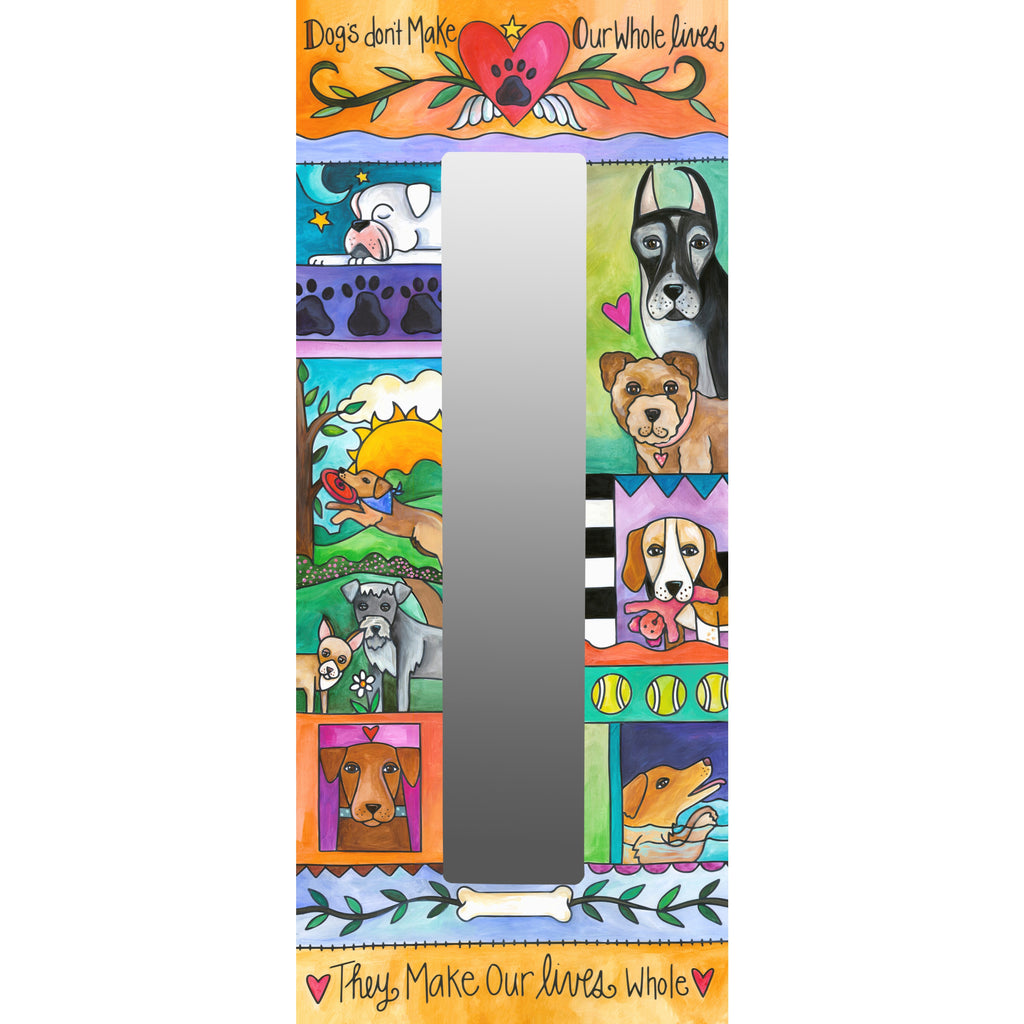 'A Dog's World' Rectangular Mirror