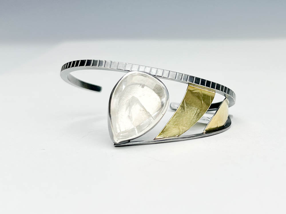 Phantom Quartz Cuff Bracelet