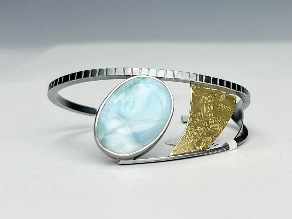 Larimar Cuff Bracelet