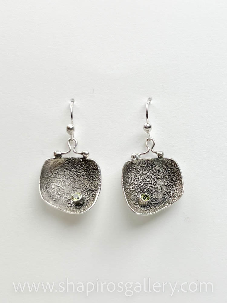 Reticulated Earrings - Peridot