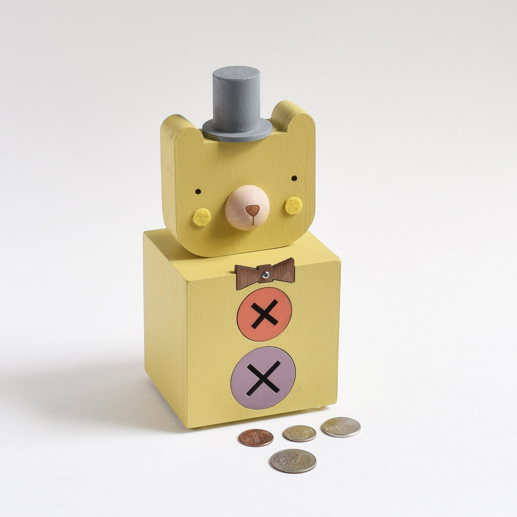 Dapper Bear Coin Bank